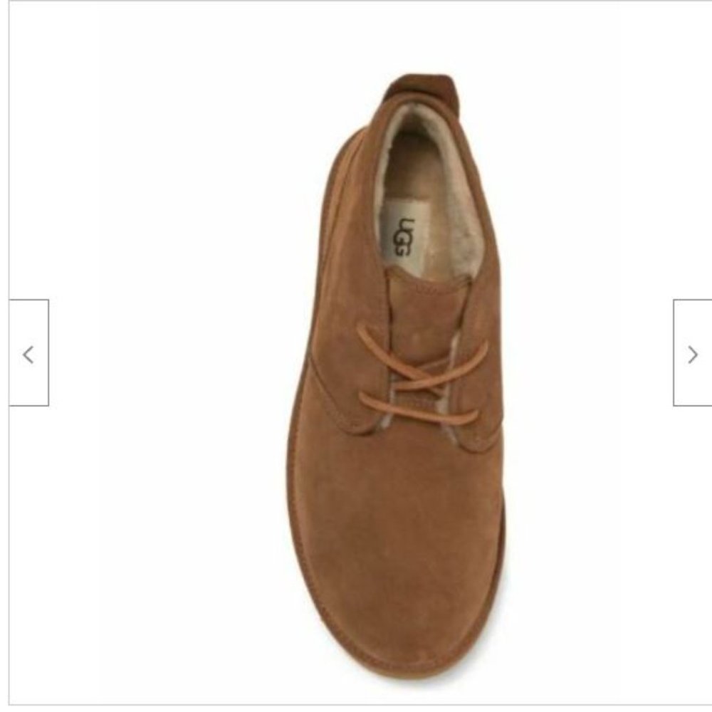 UGG Men's Maksim Suede Fully Lined Chukka Ankle Boots Brown Sz  18